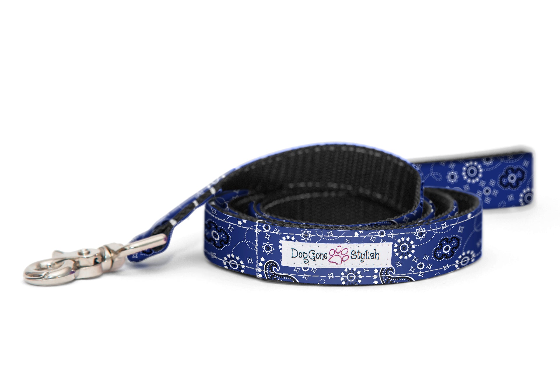 Blue Bandana Dog Leash  DogGone Stylish
