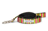 Holiday Christmas Stripes Dog Collar