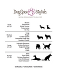 Black and White Paw Prints Dog Collar